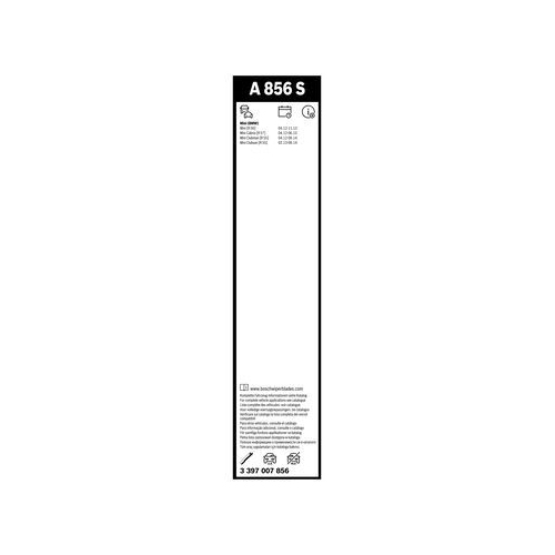 Bosch Wischblattsatz A856S 3 397 007 856 Wischerblatt