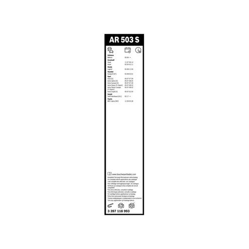 Bosch Wischblattsatz AR503S 3 397 118 993 Wischerblatt