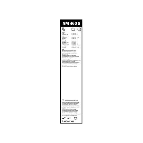 Bosch Wischblattsatz AM460S 3 397 007 460 Wischerblatt
