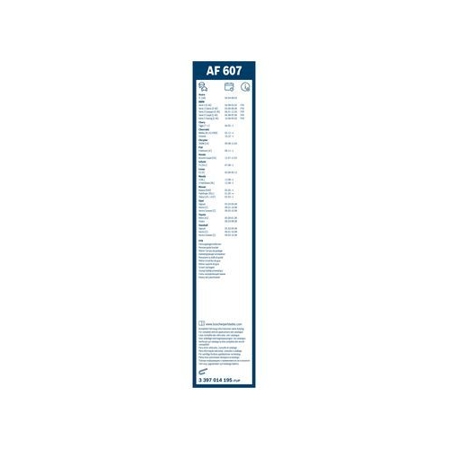 Bosch Wischblattsatz AF607 3 397 014 195 Wischerblatt