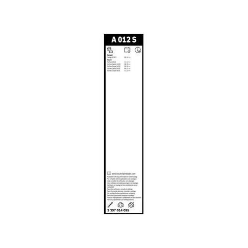 Bosch Wischblattsatz A012S 3 397 014 095 Wischerblatt