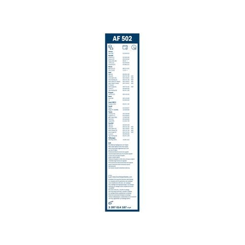 Bosch Wischblattsatz AF502 3 397 014 187 Wischerblatt