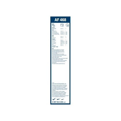 Bosch Wischblattsatz AF468 3 397 014 226 Wischerblatt