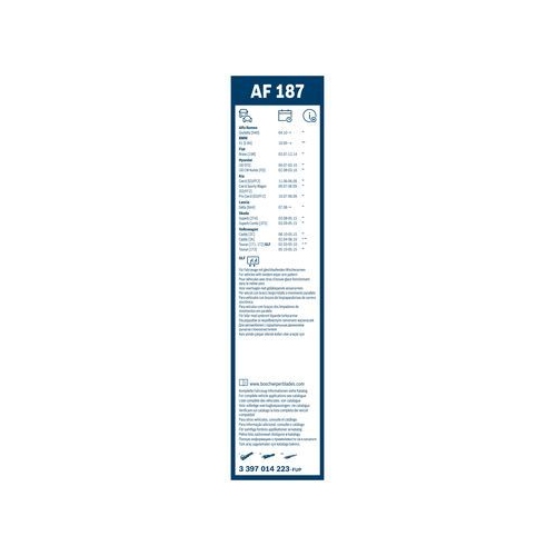 Bosch Wischblattsatz AF187 3 397 014 223 Wischerblatt