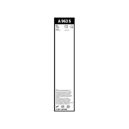 Bosch Wischblattsatz A963S 3 397 118 963 Wischerblatt