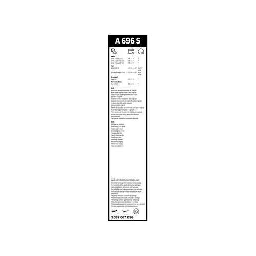 Bosch Wischblattsatz A696S 3 397 007 696 Wischerblatt