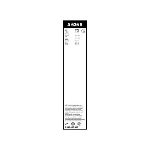 Bosch Wischblattsatz A636S 3 397 007 636 Wischerblatt