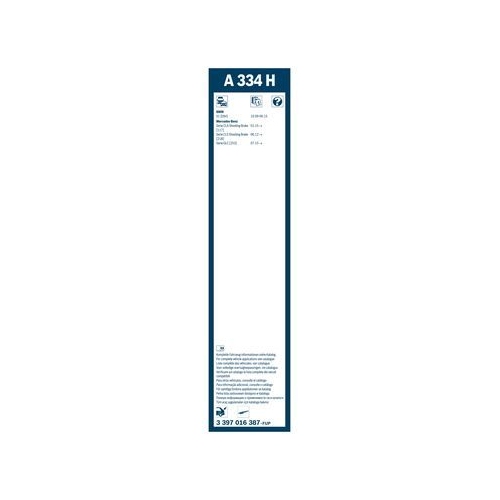 Bosch Wischblatt A334H 3 397 016 387 Wischerblatt