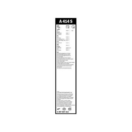Bosch Wischblattsatz A414S 3 397 007 414 Wischerblatt