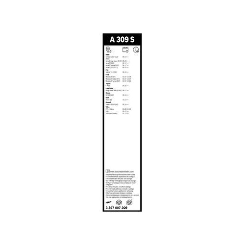 Bosch Wischblattsatz A309S 3 397 007 309 Wischerblatt
