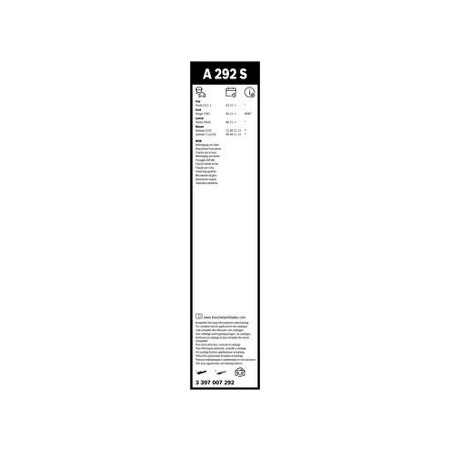 Bosch Wischblattsatz A292S 3 397 007 292 Wischerblatt