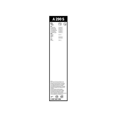 Bosch Wischblattsatz A290S 3 397 007 290 Wischerblatt
