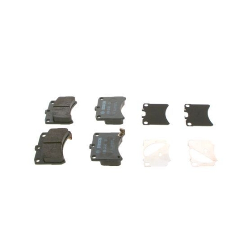 Bremsbelagsatz, Scheibenbremse BOSCH 0 986 424 643 f&uuml;r DAIHATSU, Vorderachse