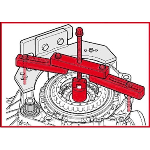 Montagewerkzeugsatz, Kupplung/Schwungrad KS TOOLS 150.2420 f&uuml;r