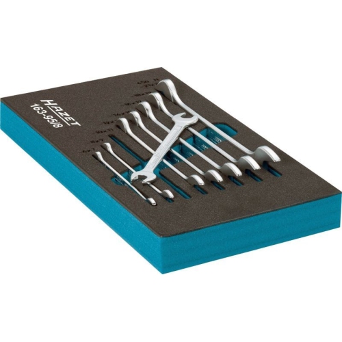 Doppel-Gabelschl&uuml;sselsatz HAZET 163-95/8 Safety-Insert-System