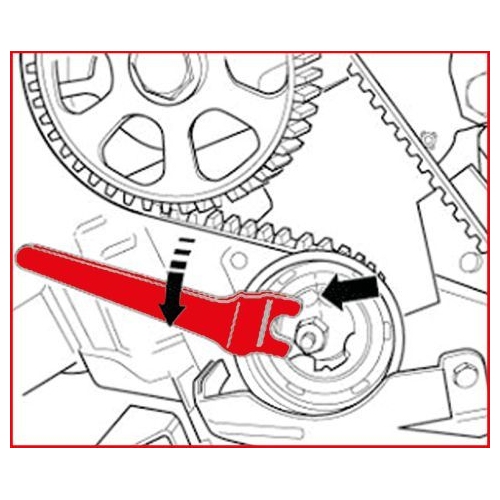 Einstellwerkzeugsatz, Steuerzeiten KS TOOLS 400.2225