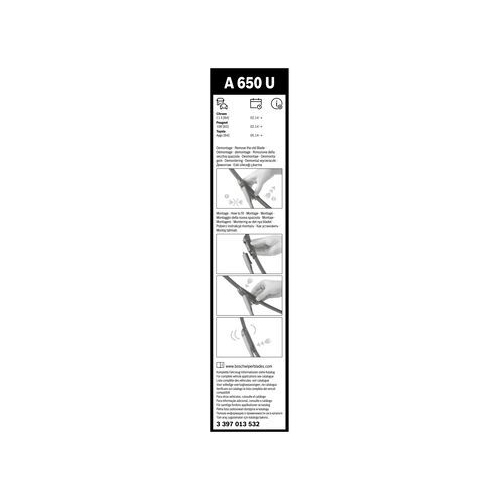 Bosch Wischblatt A650U 3 397 013 532 Wischerblatt