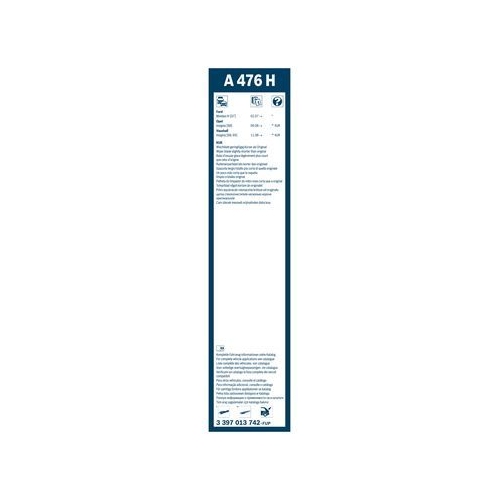 Bosch Wischblatt A476H 3 397 013 742 Wischerblatt