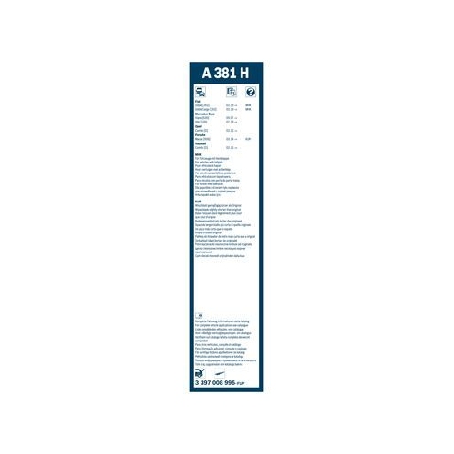 Bosch Wischblatt A381H 3 397 008 996 Wischerblatt