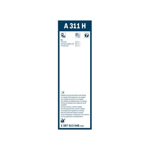 Bosch Wischblatt A311H 3 397 013 048 Wischerblatt