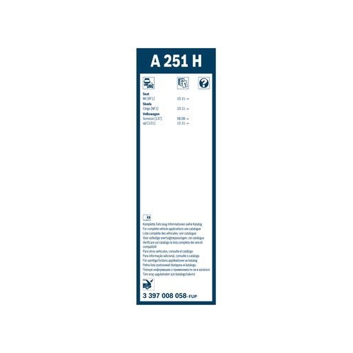 Bosch Wischblatt A251H 3 397 008 058 Wischerblatt