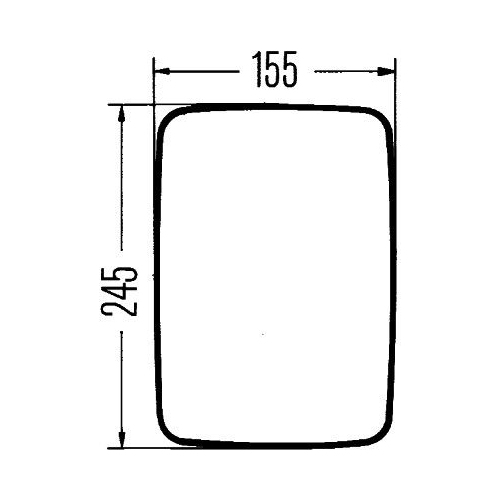 Au&szlig;enspiegel HELLA 8SB 501 137-031 f&uuml;r AUW&Auml;RTER FORD MAN MERCEDES-BENZ HITACHI