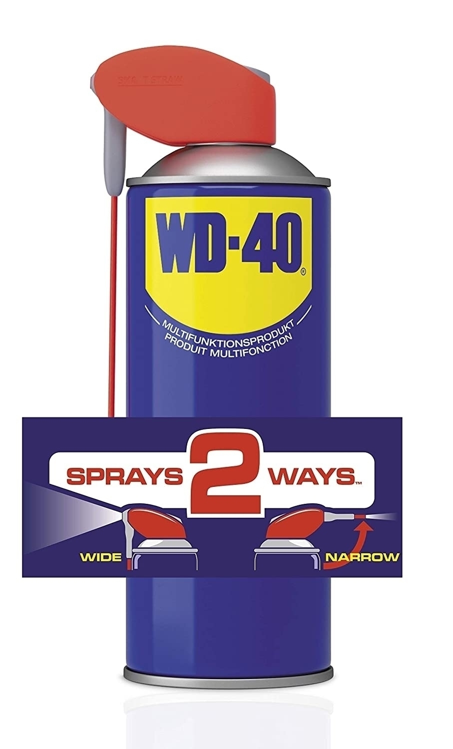 WD40 Doppelpack Smart Straw Multifunktions&ouml;l Rostl&ouml;ser 2x400ml Reinigen Sch&uuml;tzen